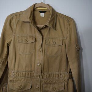 J Crew Jacket, Beige size small